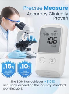 Chixing Blood Glucose Meter Kit - Diabetes Testing Kit with Glucometer, Test Strips, Lancing Device, Lancets  - Image 3