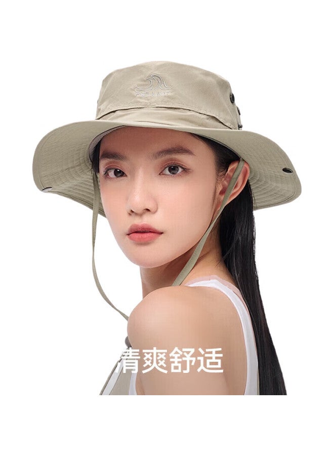 PELLIOT Outdoor Sun Protection Hat, Spring And Summer Fisherman Hiking Hat, Foldable Sunshade Travel Fishing Casual Hat For Men And Women, 1622 Black - Image 2