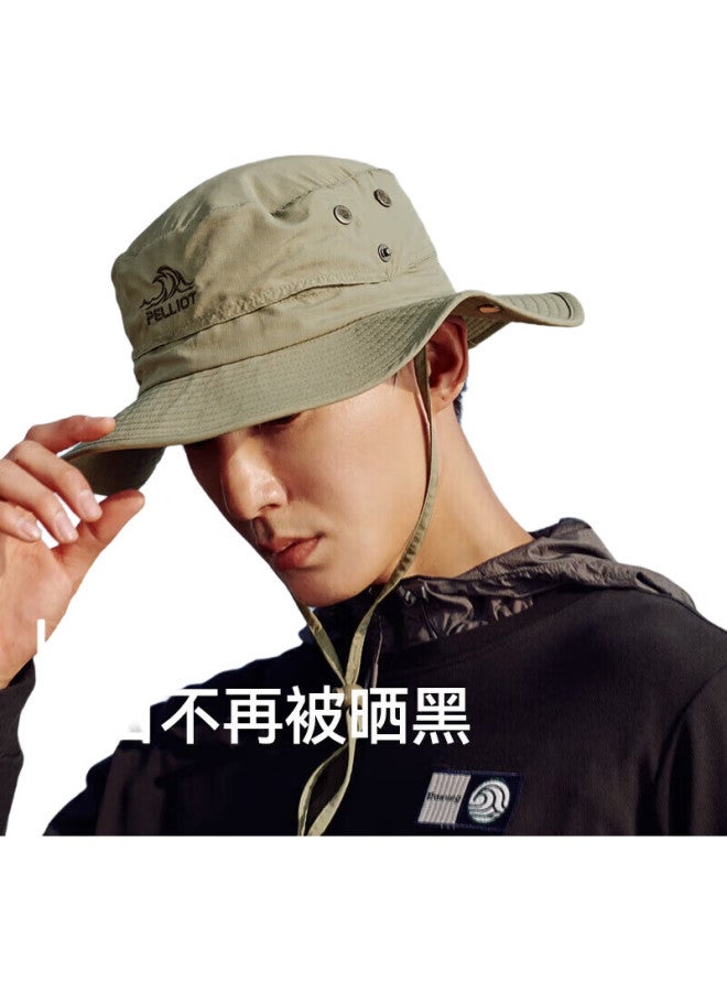 PELLIOT Outdoor Sun Protection Hat, Spring And Summer Fisherman Hiking Hat, Foldable Sunshade Travel Fishing Casual Hat For Men And Women, 1622 Black - Image 3