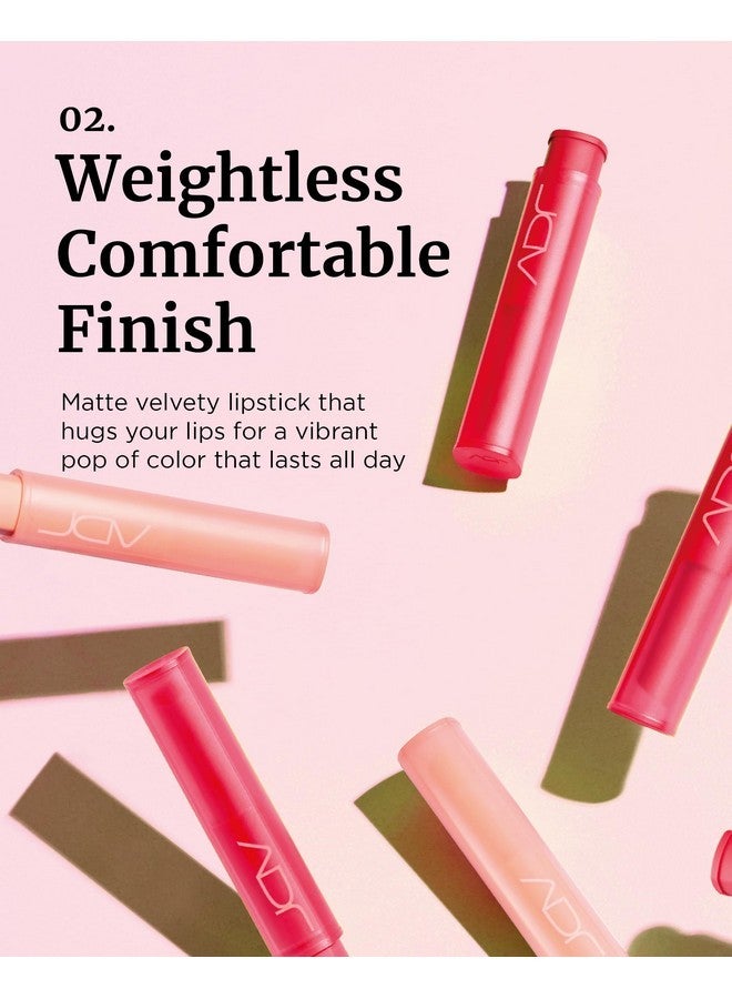 VDL VDL Lip Stain Comfort Slip Lipstick 11, Dirty Vienna - Lightweight, Matte, Smooth Lipstick for Effortless Comfort. Vibrant and Long-Lasting Lip Color (0.09 oz) | Korean Makeup - Image 3