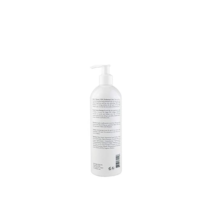 ISHA DNA Keratin Treatment System Shampoo - Sulfate and Paraben-Free, Coconut Oil Infused for All Hair Types (16 Fl oz) - Image 2