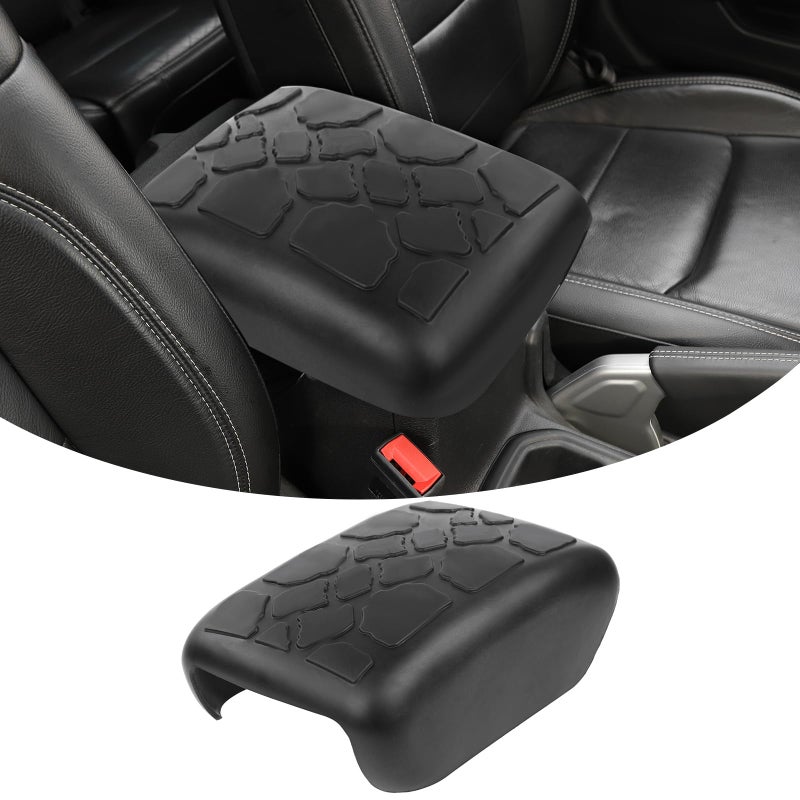 HTHE Center Console Armrest Cover Fit for 20182024 Jeep Wrangler JL JLU  Jeep Gladiator JT Armrest Storage Soft Mat Pet Antiscrach Mat Cover