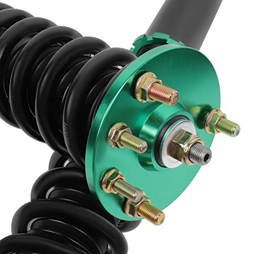 ECCPP نوابض صدمات قابلة للتعديل ارتفاع نوابض تعليق كاملة مجموعة ECCPP تناسب 2004-2008 لأكورا TSX / 2003-2007 لهوندا أكورد - أخضر - Image 5