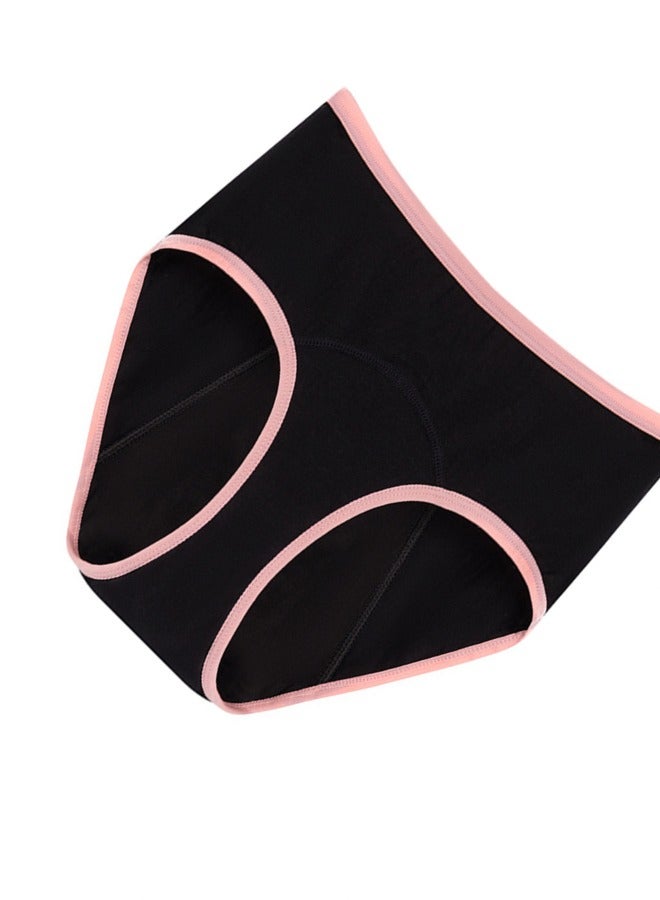 Breathable Mid Low Rise Fashion Briefs Pink Edge - Image 3