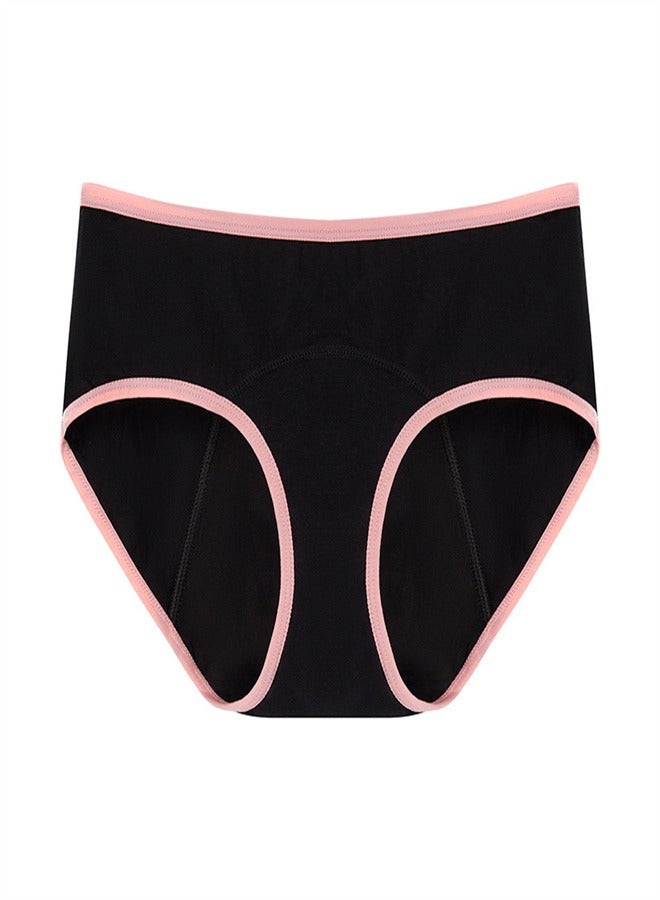 Breathable Mid Low Rise Fashion Briefs Pink Edge - Image 1