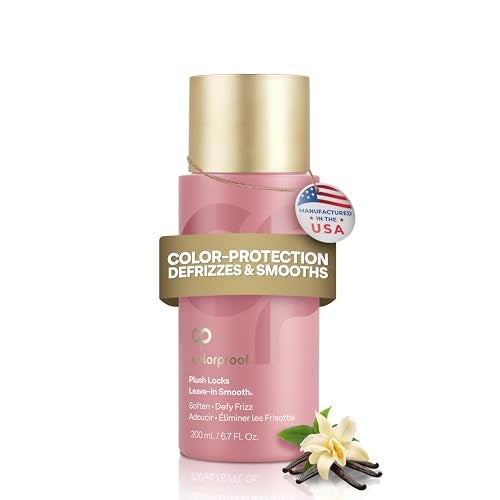 ColorProof Plush Locks Leave-in Smooth, Anti- Frizz Smoothing Lotion, Protects & Reduces Blow Dry Time, Controls Frizz & Adds Shine, Sulfate-Free, Vegan, 6.7fl oz - Image 1