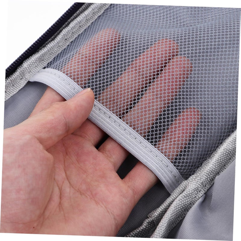 Blue Travel Charger Cord Organizer Cable Holder SSD Case Earphone Pouch - Image 2