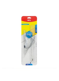 M&G M&G Chenguang Geometrical Set rulers - 4pcs - No:ARL960AC 
