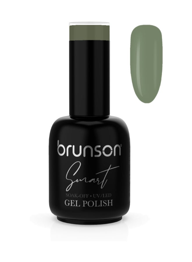 brunson Smart Gel Polish 15ml – Glossy Shine Finish, Long-Lasting UV Soak Off Gel Nail Paint, Chip-Resistant, Salon Quality for Nail Art, French Manicure & Pedicure Extensions - Image 1