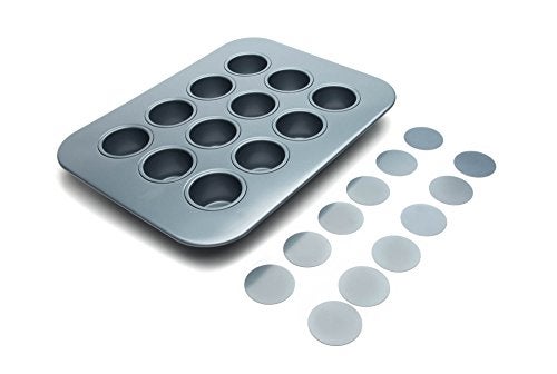 Fox Run Mini Cheesecake Pan with Removable Bottoms, Non-Stick, 10.5 x 14 x 1.5 inches - Image 1