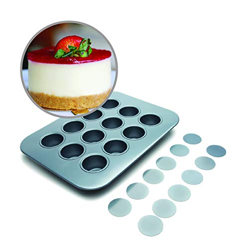 Fox Run Mini Cheesecake Pan with Removable Bottoms, Non-Stick, 10.5 x 14 x 1.5 inches - Image 3