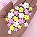 SIMPLY SUCRÃ‰ Royal Icing Blossoms  Mini Edible Flowers  Edible Roses  White Wedding Flowers  Cake Sprinkles  Bulk Sprinkle Mix  by Simply Sucr 54 Count Spring Blossoms - Image 2