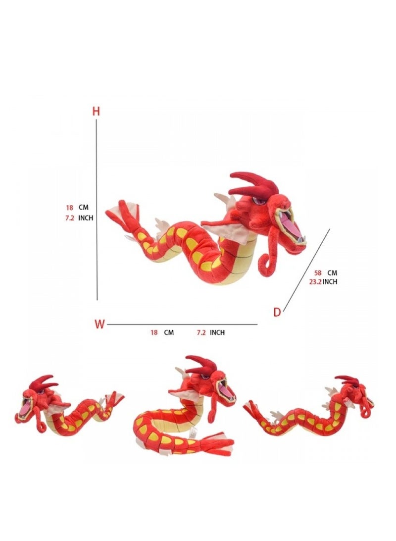 Bluejw 1-Piece Pocket Monsters Figure Gyarados Plush Toys 58cm - Image 4