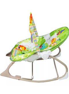 Kiko Baby Rocker and Bouncer chair with Soothing Vibrations Multi-position Recline Portable Bouncer for Baby boys girls babies with 3 Point Safety Belt & Removable Baby Toys  - Image 4