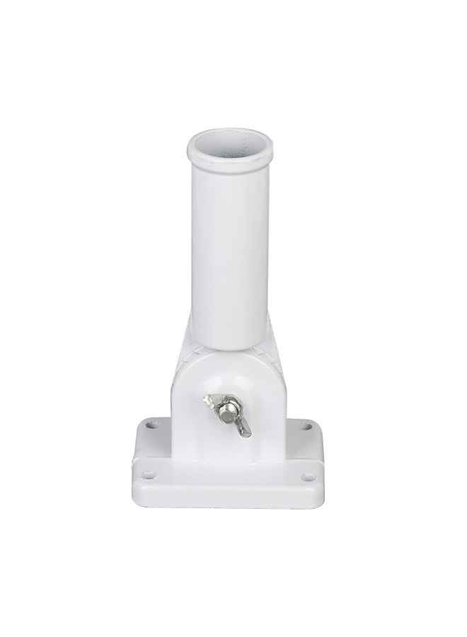 Generic 90°Adjustable Wall Flag Pole Base Flag Pole Mounting Bracket with Hardwares Aluminum Flag Holder Bracket  - Image 4