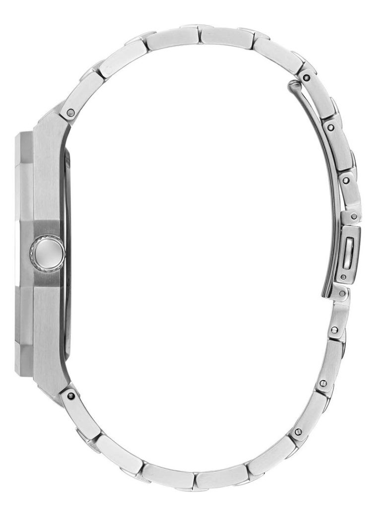 Guess men's stainless steel watch in silver with a black dial - GW0575G1 - Image 3