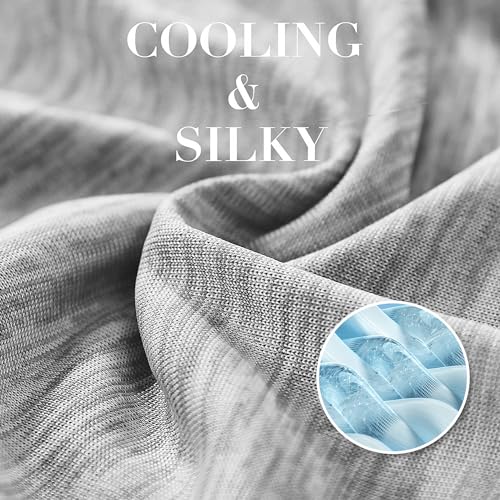 LUXEAR Cooling Blanket Twin Size, Japanese Q-Max>0.5 Arc-Chill Cooling Fiber Keep Adults/Children Cool All Night Cool Summer Blanket for Hot Sleepers Night Sweats 59 X 79in -Gray - Image 3