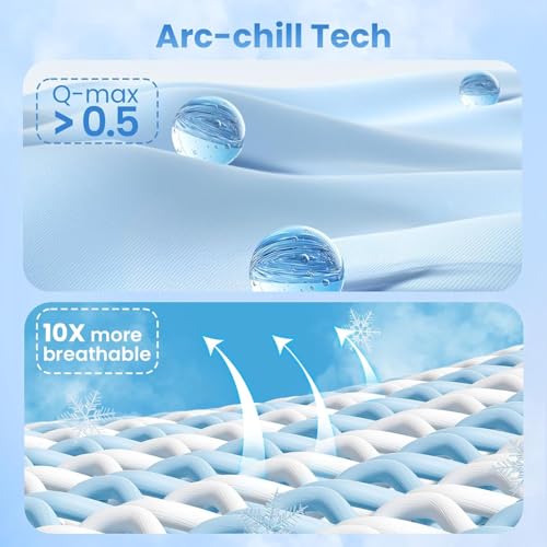 LUXEAR Cooling Blanket Twin Size, Japanese Q-Max>0.5 Arc-Chill Cooling Fiber Keep Adults/Children Cool All Night Cool Summer Blanket for Hot Sleepers Night Sweats 59 X 79in -Gray - Image 2