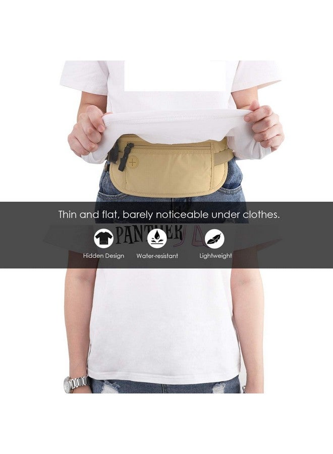 SIMESTICH Hidden Waist Bag Secure Travel Money Belt Undercover Hidden RFID Blocking Wallet Anti Theft Passport Wallets for Men & Women Waist Pouch Purse Travel Accessories - Image 2