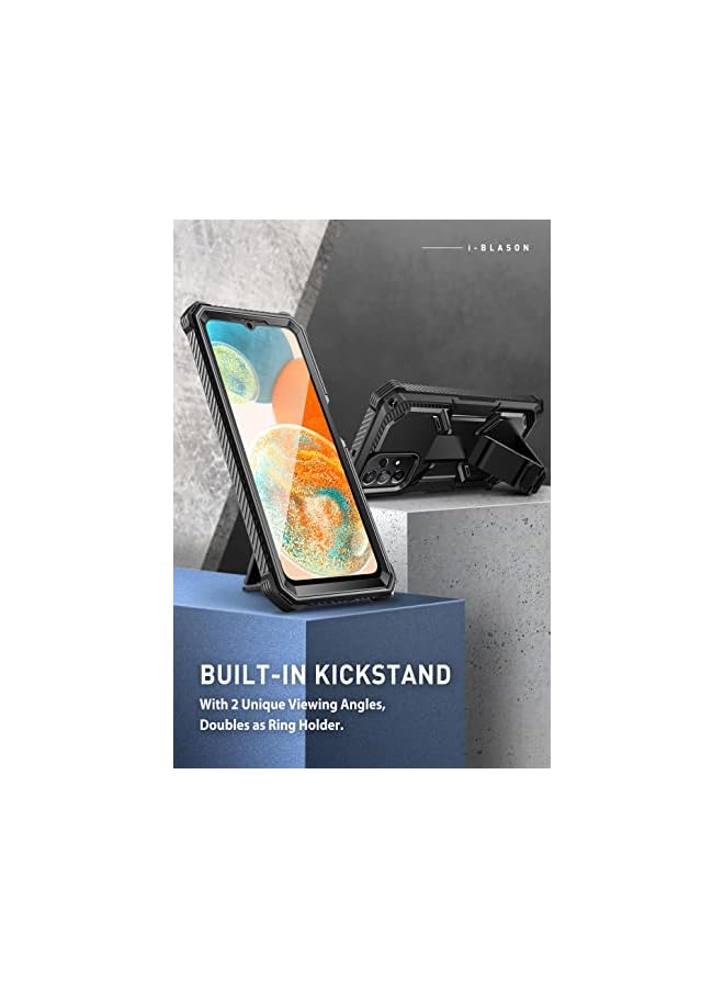 آي-بلاسون Armorbox مصمم لـ Samsung Galaxy A23 5G Case/A23 4G CASE (2022 إصدار) مع حافظة Kickstand & Belt Clip ، علبة واقية كاملة الجسم مع واقي شاشة مدمج - Image 5