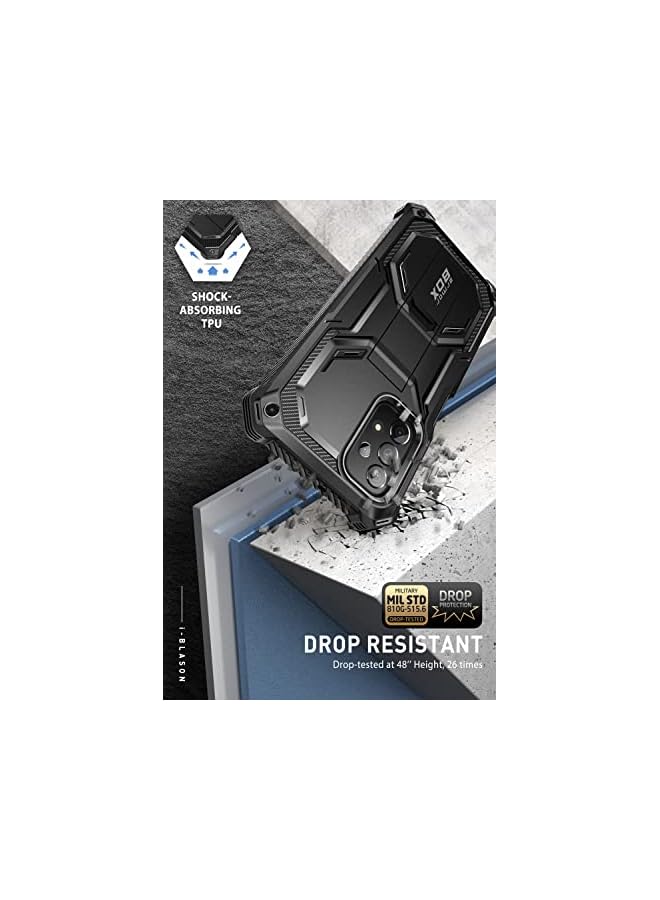 آي-بلاسون Armorbox مصمم لـ Samsung Galaxy A23 5G Case/A23 4G CASE (2022 إصدار) مع حافظة Kickstand & Belt Clip ، علبة واقية كاملة الجسم مع واقي شاشة مدمج - Image 3