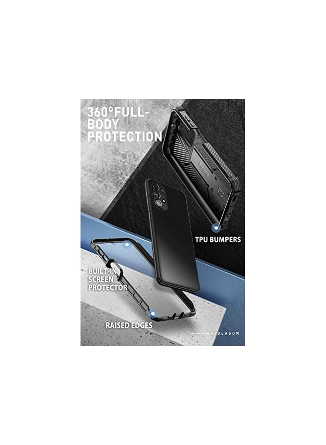 آي-بلاسون Armorbox مصمم لـ Samsung Galaxy A23 5G Case/A23 4G CASE (2022 إصدار) مع حافظة Kickstand & Belt Clip ، علبة واقية كاملة الجسم مع واقي شاشة مدمج - Image 2