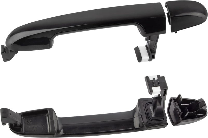 YMAUGP Front/Rear + Left/Right Outer Exterior Door Handle with Keyhole Exterior Door Handle Without Keyholes for Hyundai Elantra 2006 2007 2008 2009 2010 2011 2012 82651-2H000 82652-2H000 82652-2H020 - Image 5