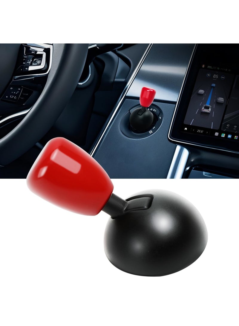 SYOSI Push Start Joystick, Metal Push to Start Accessories, Car Engine Start Stop Button Cover, Decorative Rocker Lever Design for Various Vehicle Models, Easy Installation (Red) - Image 1