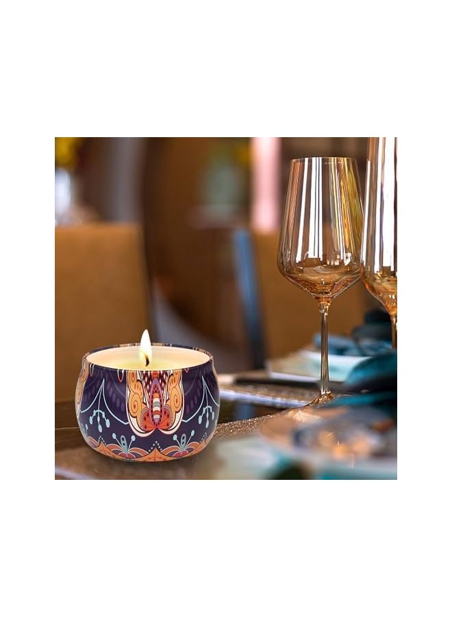 The Bros Scented Candles Gift Set for Women, Natural Soy Wax & Essential Oil, Aromatherapy Candles. Lavender, Rose, Gardenia and Vanilla. Birthday, Valentine's Day, Mother's Day Birthday Christmas Thanksgiving - Image 4