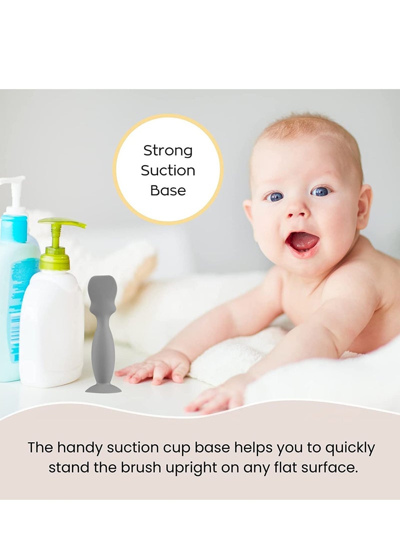 Excefore Baby Brush Diaper Cream Applicator for Diaper Rashes, Soft Flexible Silicone Brush Newborn and Baby Essentials, Gift Idea for Baby Shower and New Mom  - Image 4