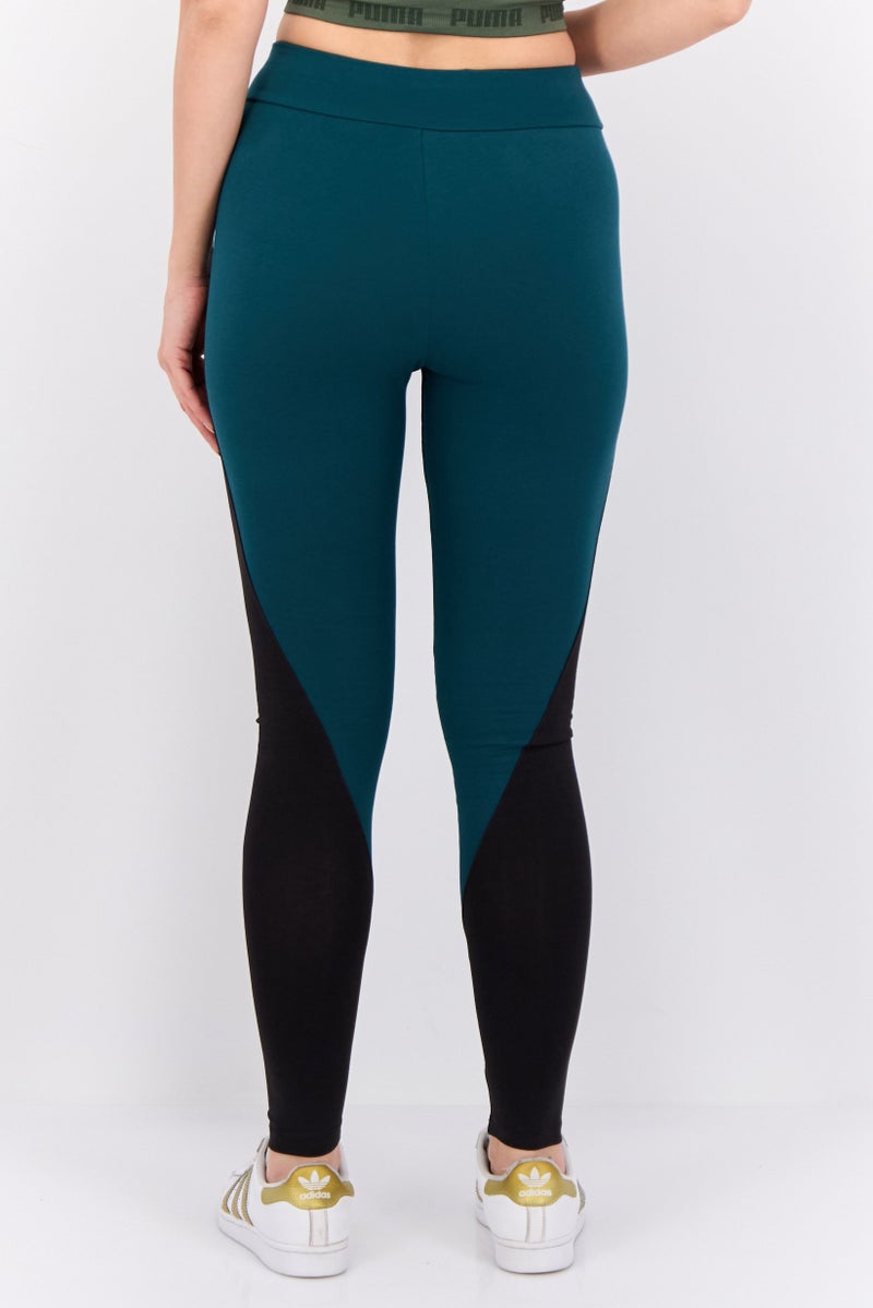 PUMA Women Sportswear Fit Training Legging, Green  - Image 3