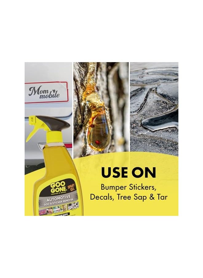 Goo Gone Goo Gone Automotive - Cleans Auto Interiors/Bodies and Rims, Removes Bugs & Stickers - 12 Fl. Oz.  - Image 5