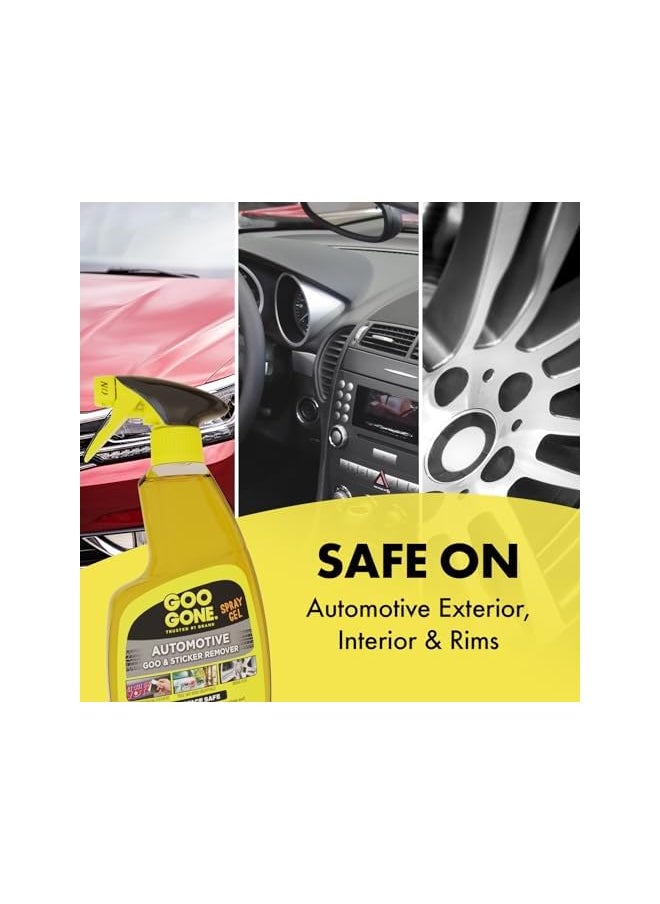 Goo Gone Goo Gone Automotive - Cleans Auto Interiors/Bodies and Rims, Removes Bugs & Stickers - 12 Fl. Oz.  - Image 3