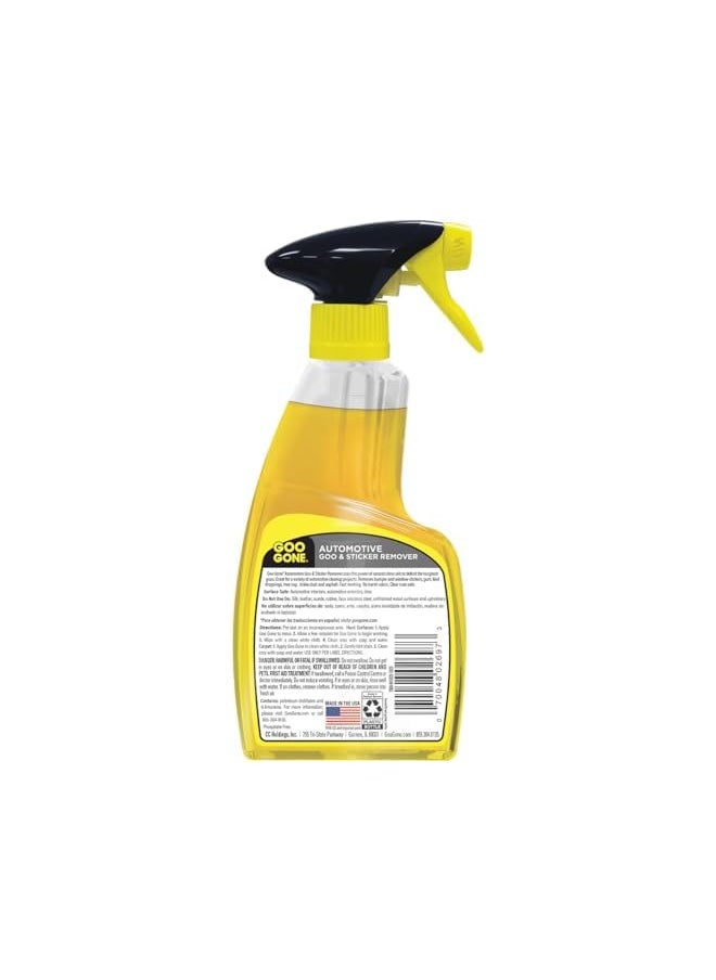 Goo Gone Goo Gone Automotive - Cleans Auto Interiors/Bodies and Rims, Removes Bugs & Stickers - 12 Fl. Oz.  - Image 2