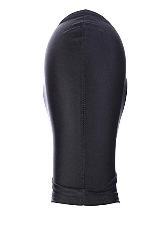 Dzrige Full Cover Zentai Hood Mask Elastic Black Breathable Open Eyes Open Mouth Mask Halloween Cosplay Costume Hood Unisex Headgear - Image 2