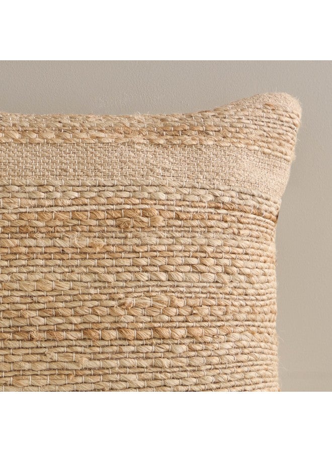 Home Box Terran Jute Filled Cushion 50 x 50 cm  - Image 2