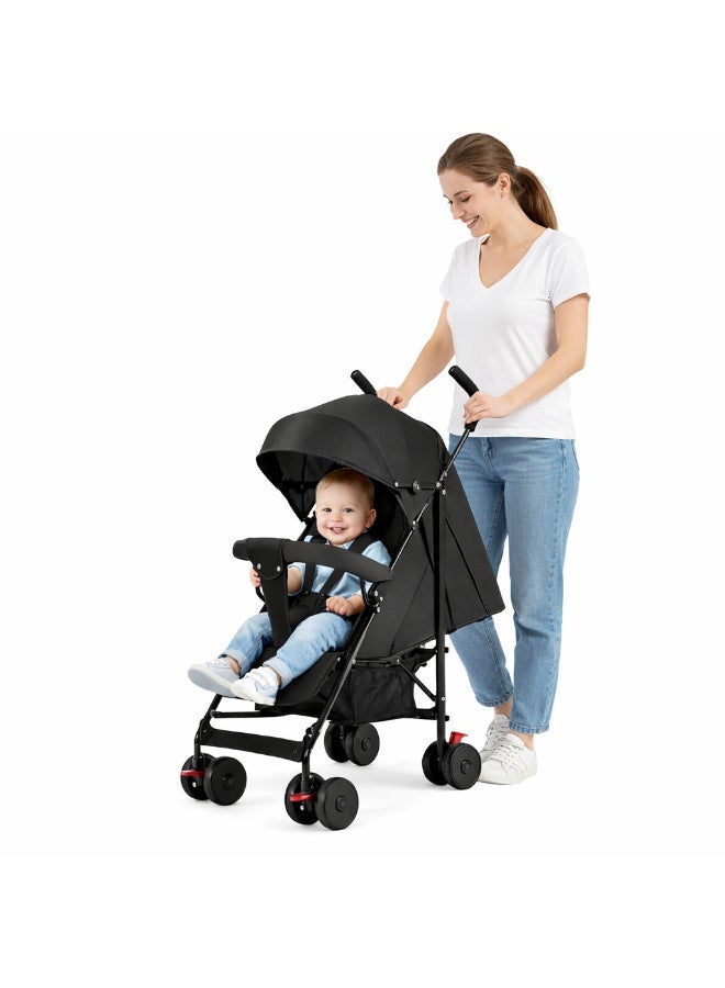 ماس عربة اطفال خفيفة الوزن مع مظلة واسعة قابلة للطي ومناسبة للسفر - Image 1