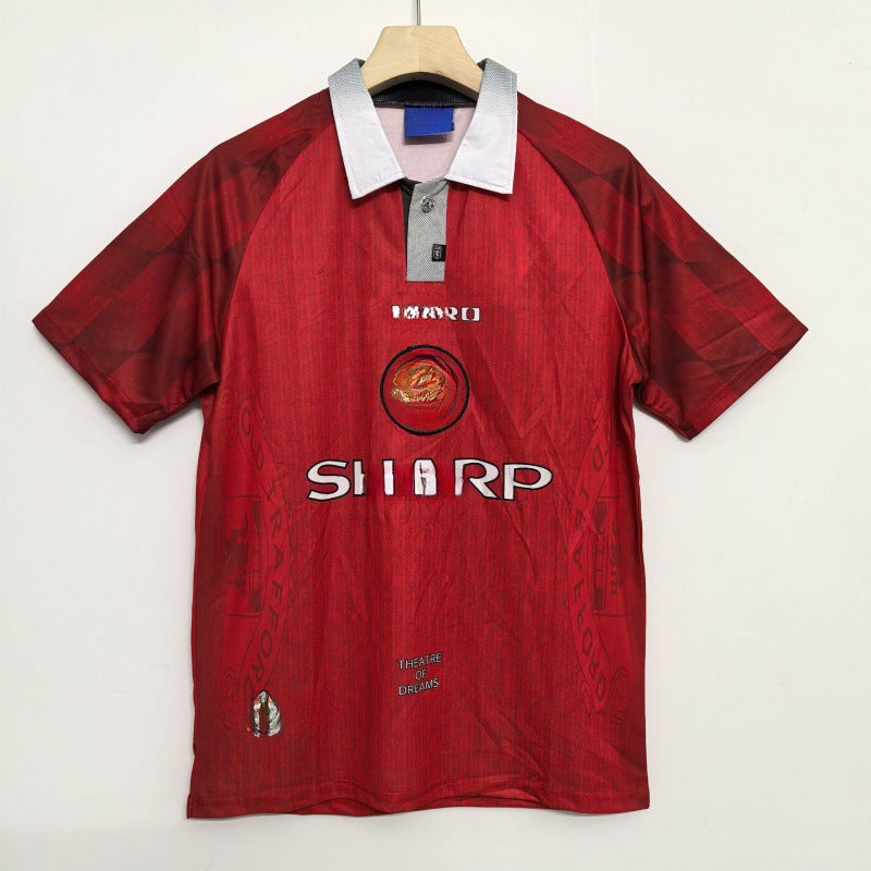 Vintage Paris Barça France Portugal Classic Nostalgic Vintage Short Sleeve Jersey Adult Football Clothes - Image 1