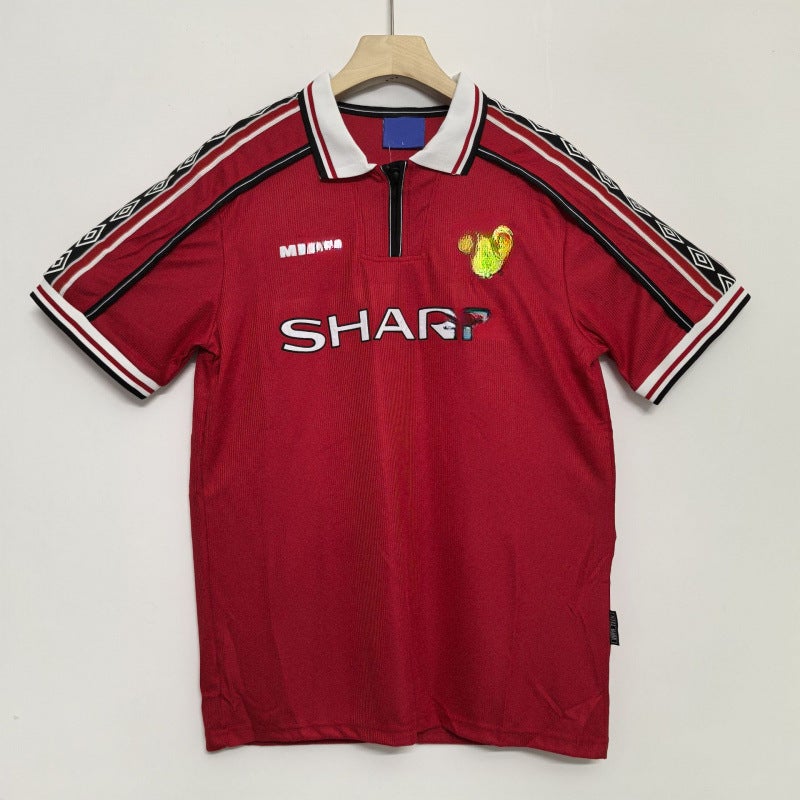 Vintage Paris Barça France Portugal Classic Nostalgic Vintage Short Sleeve Jersey Adult Football Clothes - Image 3