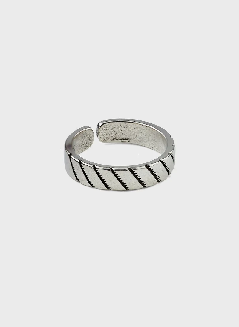 Seventy Five Embossed Ring