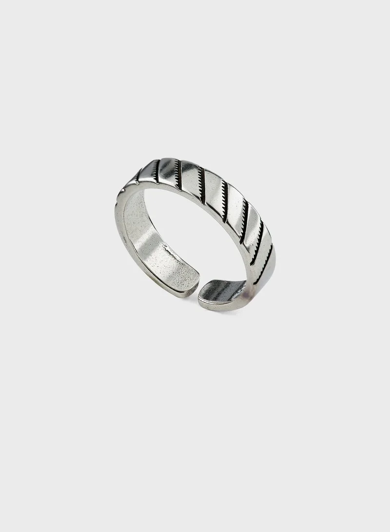 Seventy Five Embossed Ring