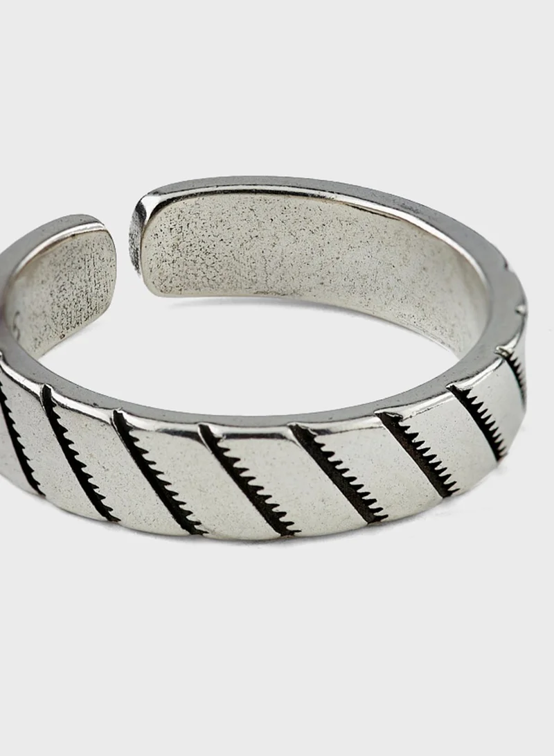 Seventy Five Embossed Ring