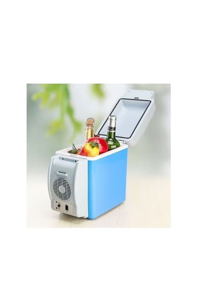 ELTRAZONE Small Mini Fridge Portable Refrigerator for Car, Home, Truck, Boat & All Vehicles – Compact, Energy-Efficient, and Handy Design – Perfect for Cooling Drinks, Snacks, and Medicines On-the-Go – Ideal Travel Cooler with Multi-Function Use for Outdoor Adventures and Daily Needs  - Image 1