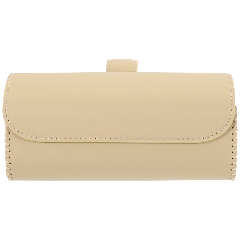 Car Sunglasses Box Glasses Case Leather Versatile Sun Visor Organizer Box - Image 2