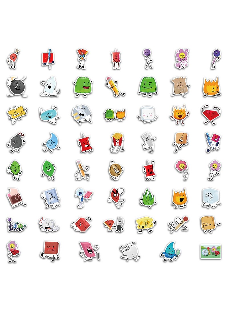 general 150 Pcs Random Anime Sticker Battle For Dream Island Stickers Pack Stickers Waterproof Vinyl Stickers Aesthetic Anime Stickers For Boys Girls Stickers For Skateboard Laptop Water Bottle - Image 3