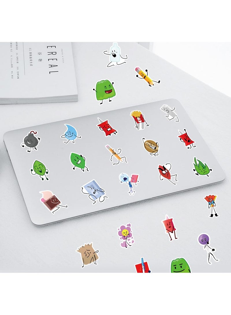 general 150 Pcs Random Anime Sticker Battle For Dream Island Stickers Pack Stickers Waterproof Vinyl Stickers Aesthetic Anime Stickers For Boys Girls Stickers For Skateboard Laptop Water Bottle - Image 5