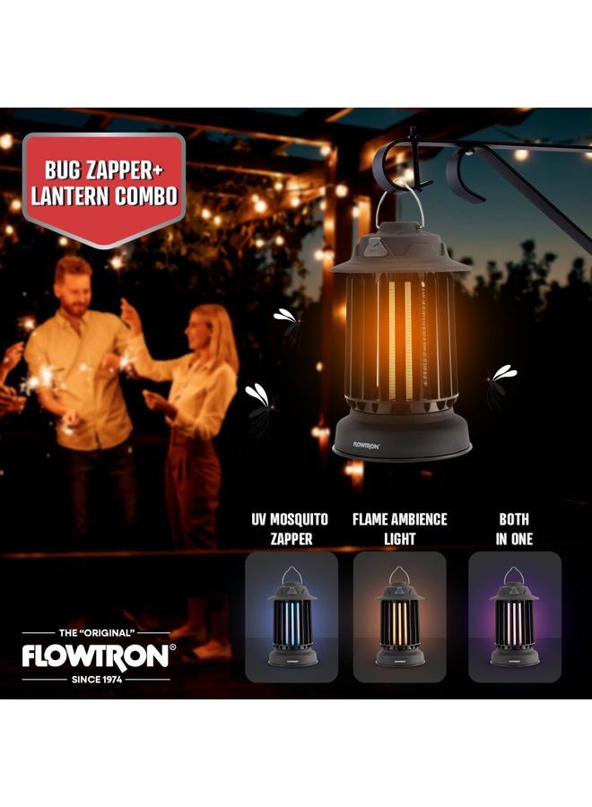 Flowtron Bug Zapper Lantern | 2-in-1 Electric Mosquito Killer & LED Camping Lantern, 2150 Sq Ft Coverage, 2000mAh Rechargeable Battery, Self-Cleaning Bug Zapper for Patio Outdoor & Indoor Use - Image 4