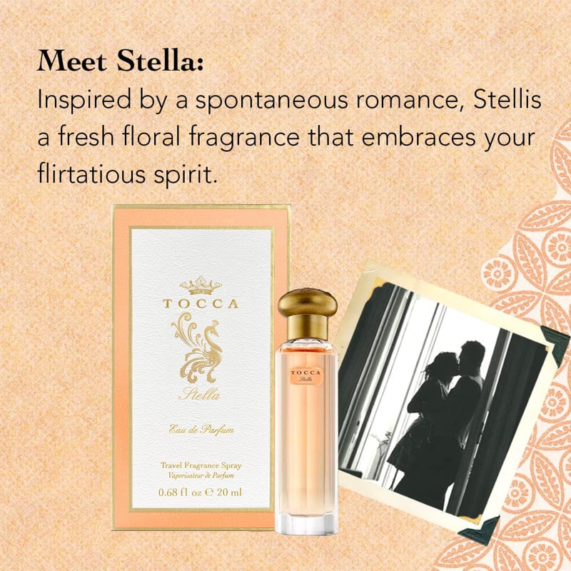 Tocca Women's Perfume, Stella Fragrance, 0.68 oz. (20 ml) - Fresh Floral, Blood Orange, Freesia, Spicy Lily - Image 3