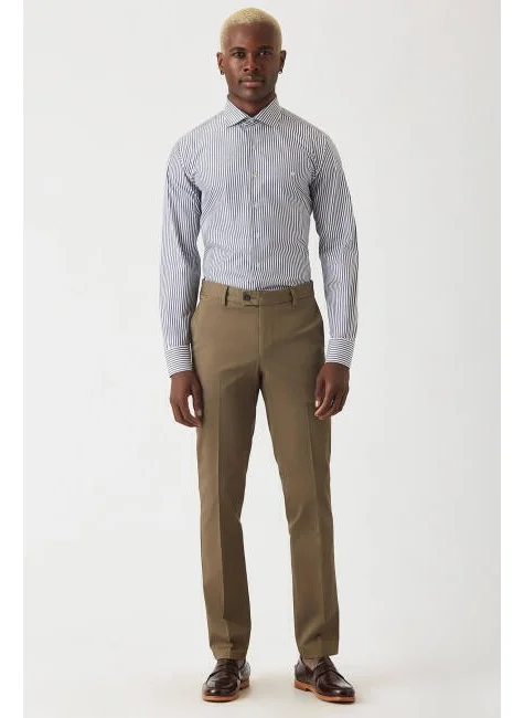 Bisse Men's 4 Pocket Sports Trousers KHAKI PNS22K22223_D49