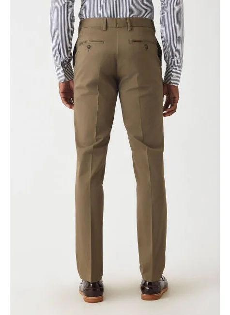 Bisse Men's 4 Pocket Sports Trousers KHAKI PNS22K22223_D49